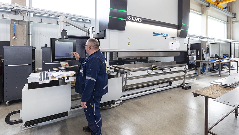 Mitarbeiter in der Produktion